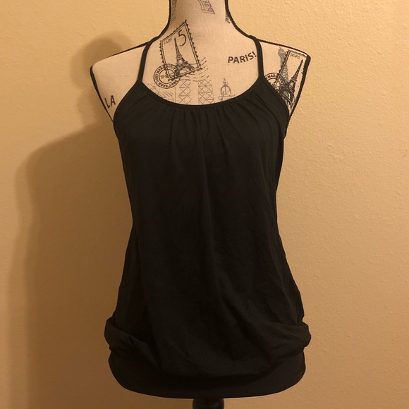 lululemon athletica Tops - Lululemon ‘No Limits’ Black Tank w/ Built-In Bra